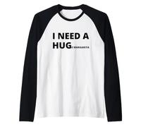 Ho Bisogno di Un Enorme Margarita - Divertente Cinco de Mayo Maglia con Maniche Raglan