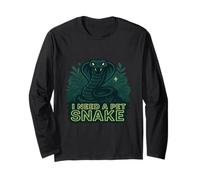 Ho Bisogno di Un Serpente Domestico | Fan Divertenti Amanti dei rettili Maglia a Manica