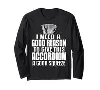 Ho Bisogno di Una Buona Ragione per Stringere Fisarmonica Maglia a Manica