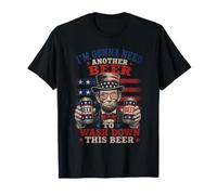 Ho Bisogno di Un'Altra Birra Abraham Lincoln Divertente Maglietta