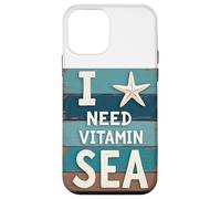 Ho bisogno di vitamina mare divertente spiaggia oceano vacanza dicendo Custodia per iPhone 12 mini