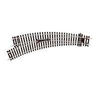 HO C100 Insul Dbl Curve LH Turnout by PECO