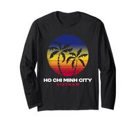 Ho Chi Minh Città Vietnam Saigon Retro Anni '80 Stile Maglia a Manica