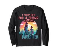 Ho chiesto a Dio un amico, mi ha mandato la mia dolce figlia Maglia a Manica