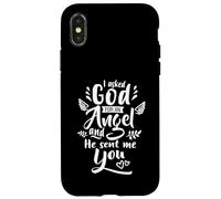 Ho chiesto a Dio un angelo e mi ha mandato la maglietta Custodia per iPhone X/XS
