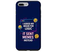 Ho chiesto al mio cervello la logica Custodia per iPhone 7 Plus/8 Plus