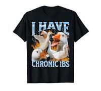 Ho Chronic IBS Funny Goose Meme Bootleg Y2K Grafica Maglietta