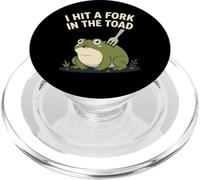 Ho colpito una forchetta nel rospo Funny Frog Meme PopSockets PopGrip per MagSafe