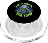 Ho colpito una forchetta nel rospo Funny Frog Meme PopSockets PopGrip per MagSafe