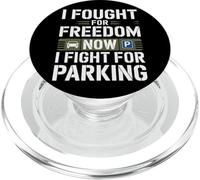 Ho combattuto per la libertà ora combatto per il parcheggio Veterans Day PopSockets PopGrip per MagSafe