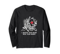 Ho comprato questa maglietta con i tuoi soldi, fiches da poker Maglia a Manica