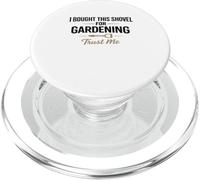 Ho comprato questa pala per l'umorismo dei giardinieri della fiducia del giardinaggio PopSockets PopGrip per MagSafe