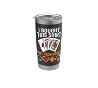 Ho comprato questo con il tuo giocatore di poker con soldi Bicchiere termico in acciaio inox doppia parete