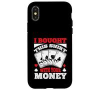 Ho comprato questo divertente gioco d'azzardo di poker giocando per uomini donne Custodia per iPhone X/XS
