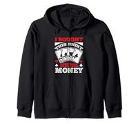 Ho comprato Questo Divertente Gioco D'Azzardo di Poker Giocando per Uomini Donne Felpa con Cappuccio