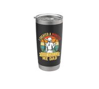 Ho creato un mostro Lei mi chiama papà Baseball vintage Bicchiere termico in acciaio inox doppia parete