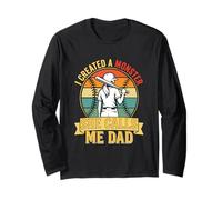 Ho Creato Un Mostro Lei Mi Chiama papà Baseball Vintage Maglia a Manica