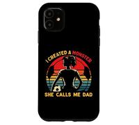Ho creato un mostro Lei mi chiama papà Funny Festa del papà Custodia per iPhone 11