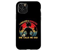 Ho creato un mostro Lei mi chiama papà Funny Festa del papà Custodia per iPhone 11 Pro