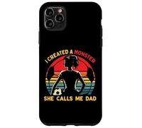 Ho creato un mostro Lei mi chiama papà Funny Festa del papà Custodia per iPhone 11 Pro Max