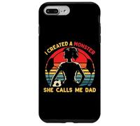 Ho creato un mostro Lei mi chiama papà Funny Festa del papà Custodia per iPhone 7 Plus/8 Plus