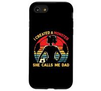 Ho creato un mostro Lei mi chiama papà Funny Festa del papà Custodia per iPhone SE (2020) / 7/8