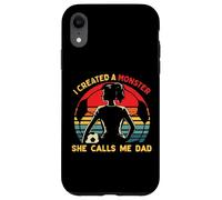 Ho creato un mostro Lei mi chiama papà Funny Festa del papà Custodia per iPhone XR