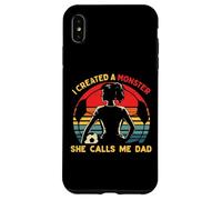 Ho creato un mostro Lei mi chiama papà Funny Festa del papà Custodia per iPhone XS Max