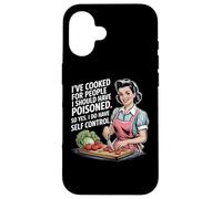 Ho cucinato per persone che avrei dovuto avvelenare, quindi sì lo faccio Custodia per iPhone 16