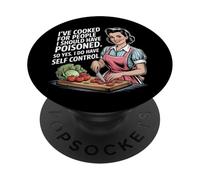 Ho cucinato per persone che avrei dovuto avvelenare, quindi sì lo faccio PopSockets PopGrip Adesivo