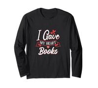 Ho Dato Il Mio Cuore ai Libri Book Lover Book Worm Maglia a Manica