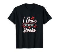 Ho Dato Il Mio Cuore ai Libri Book Lover Book Worm Maglietta