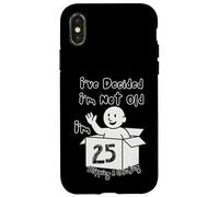 Ho deciso che non sono vecchio 25 Plus Spedizione e movimentazione Custodia per iPhone X/XS