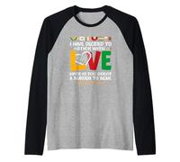 Ho deciso di restare Fedele al Black History Month Maglia con Maniche Raglan