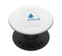 Ho deciso di seguire il battesimo di Gesù Versetto della Bibbia cristiana PopSockets PopGrip Adesivo