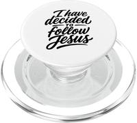 Ho deciso di seguire la fede cristiana di Gesù PopSockets PopGrip per MagSafe
