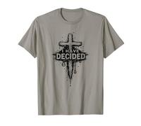 Ho deciso la Fede Cristiana Croce Battesimo Fede Maglietta