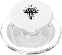 Ho deciso la fede cristiana croce battesimo fede PopSockets PopGrip per MagSafe