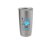 Ho detto troppi, nessuno, Brick Building Block Builder Bicchiere termico in acciaio inox doppia parete