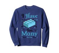 Ho Detto troppi, Nessuno, Brick Building Block Builder Felpa