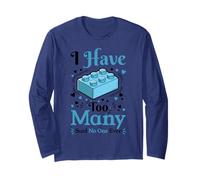 Ho Detto troppi, Nessuno, Brick Building Block Builder Maglia a Manica