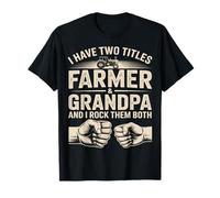 Ho Due titoli Farmer e Nonno e li Ho Rock Entrambi Maglietta
