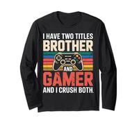 Ho Due titoli Fratello e Gamer I Crush Entrambi Maglia a Manica