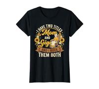 Ho Due Titoli Mamma E Gigi E Io Rock Loro Entrambe Madri Maglietta