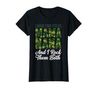 Ho Due Titoli Mamma E Nana E I Rock Entrambi Maglietta