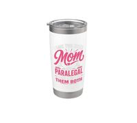 Ho Due Titoli Mamma E Paralegal E I Rock Li Entrambi Bicchiere termico in acciaio inox doppia parete