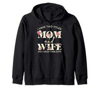 Ho due titoli Mamma Moglie Crush Mothers Day Felpa con Cappuccio