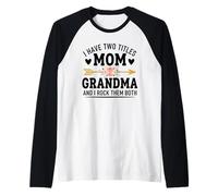 Ho Due Titoli Mamma Nonna E I Rock Li Entrambi Divertente Maglia con Maniche Raglan
