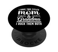 Ho Due Titoli Mamma & Nonna E I Rock Li Entrambi PopSockets PopGrip Adesivo
