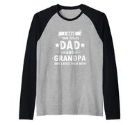 Ho Due Titoli papà E Nonno E I Rock Li Entrambi Maglia con Maniche Raglan